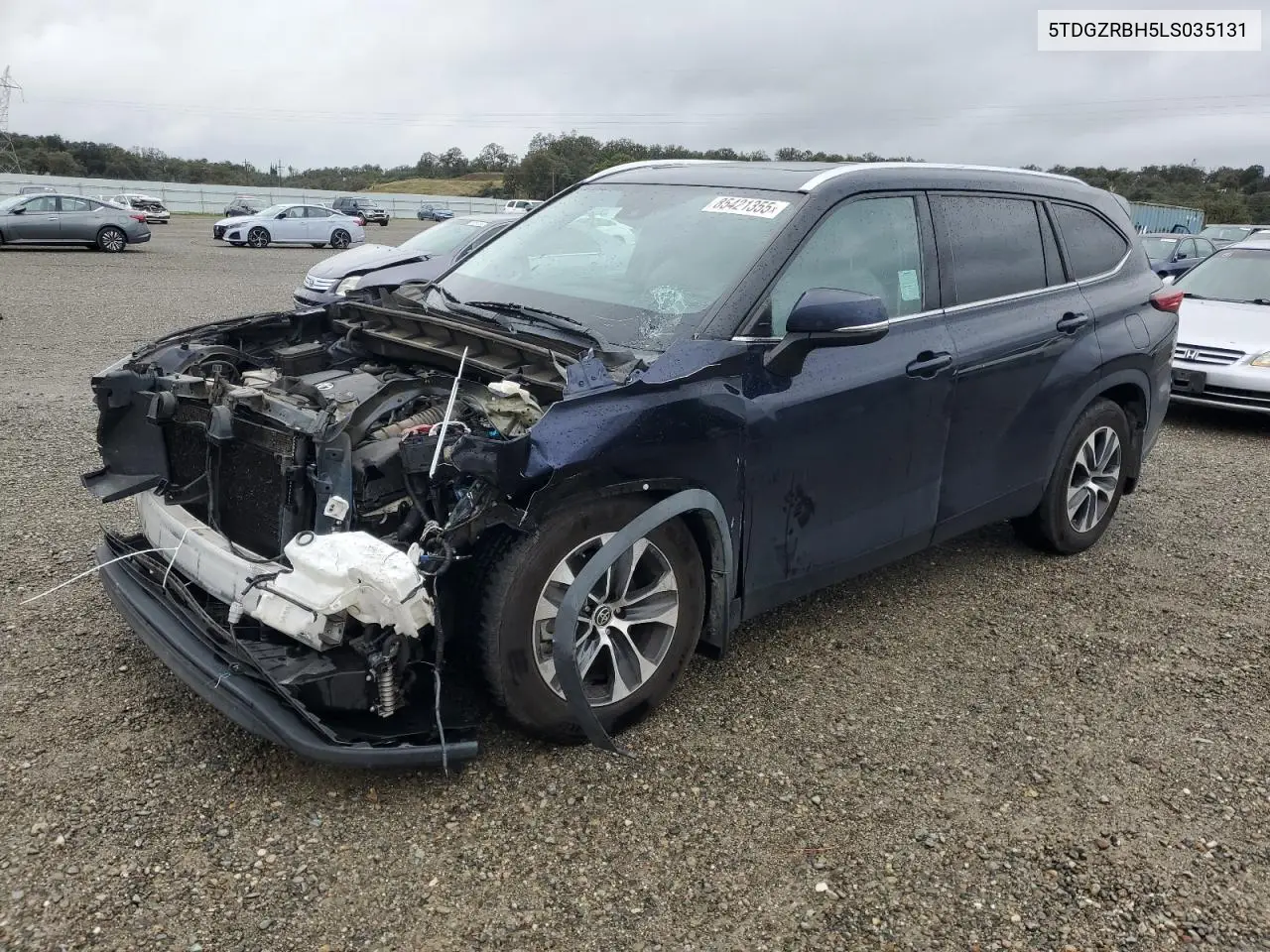 5TDGZRBH5LS035131 2020 Toyota Highlander Xle