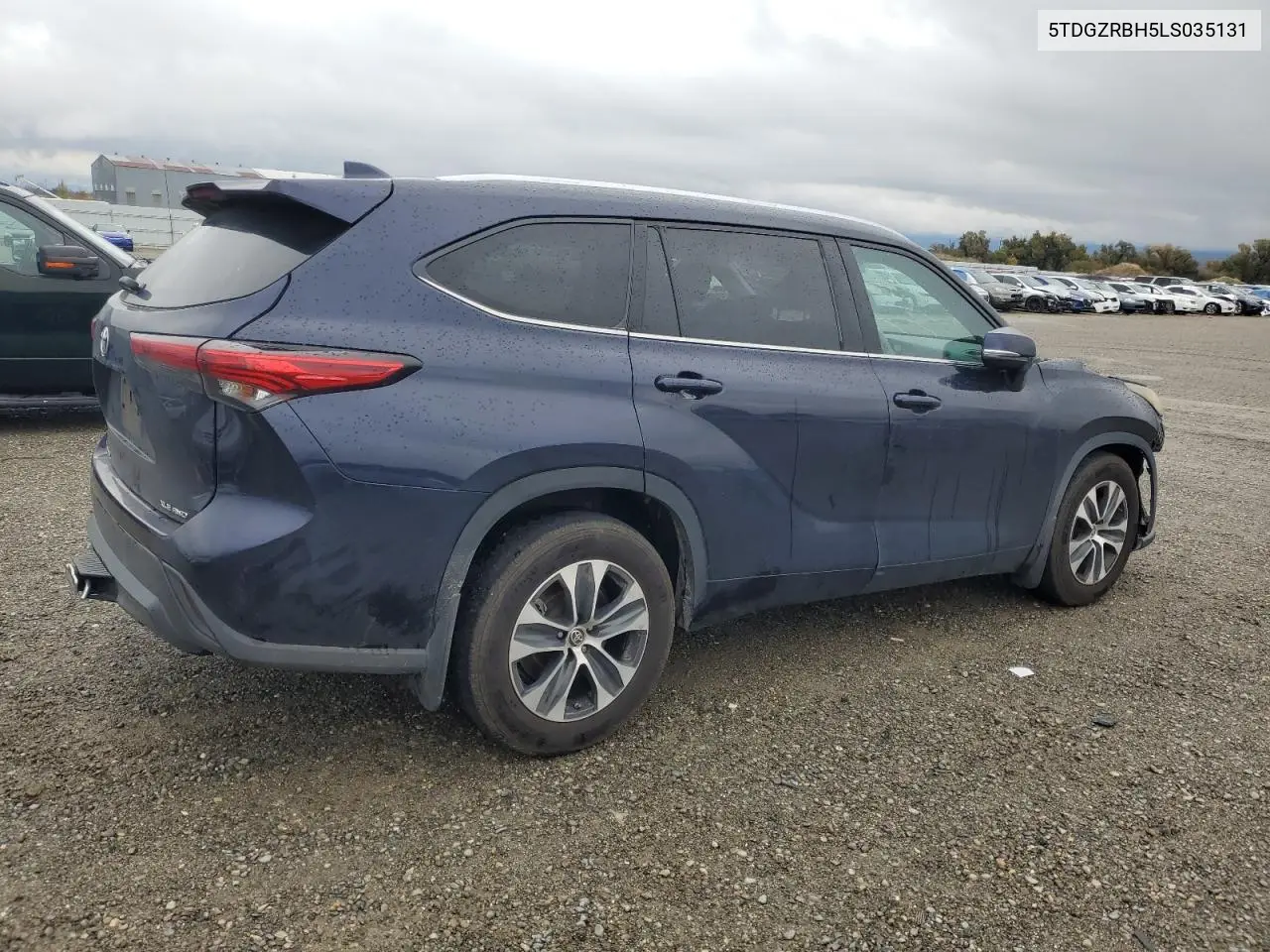 5TDGZRBH5LS035131 2020 Toyota Highlander Xle