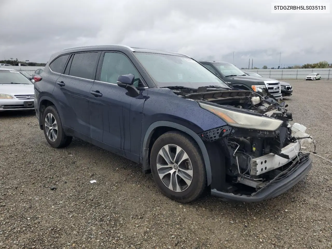 5TDGZRBH5LS035131 2020 Toyota Highlander Xle