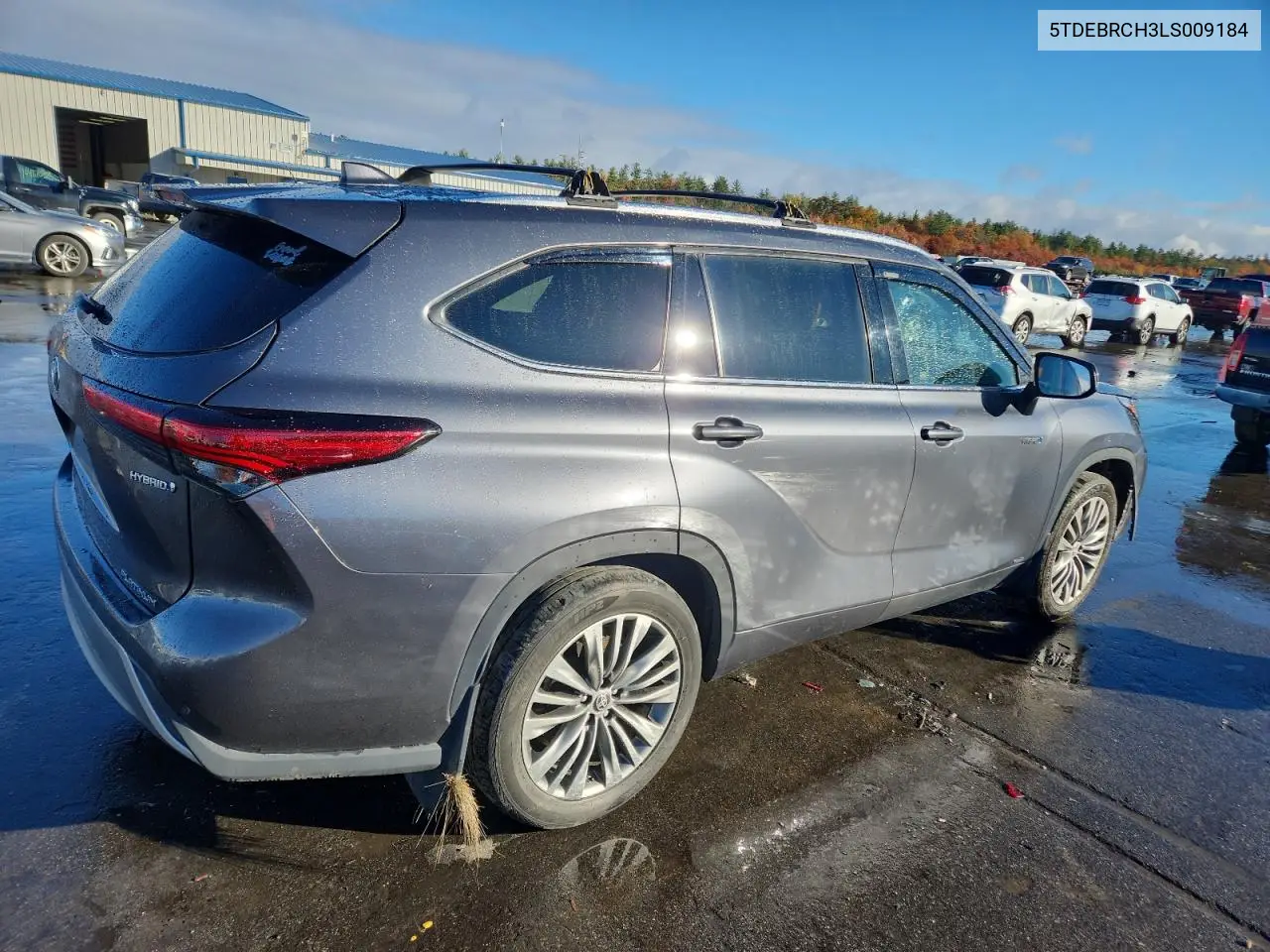 5TDEBRCH3LS009184 2020 Toyota Highlander Hybrid Platinum