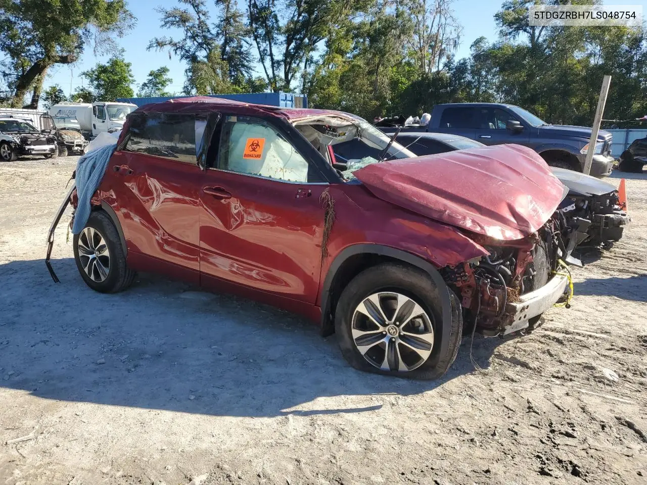5TDGZRBH7LS048754 2020 Toyota Highlander Xle