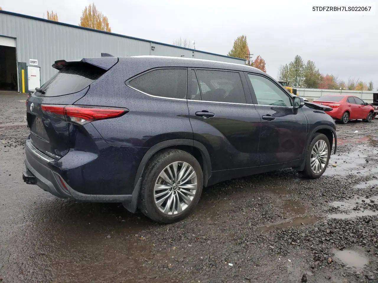 5TDFZRBH7LS022067 2020 Toyota Highlander Platinum