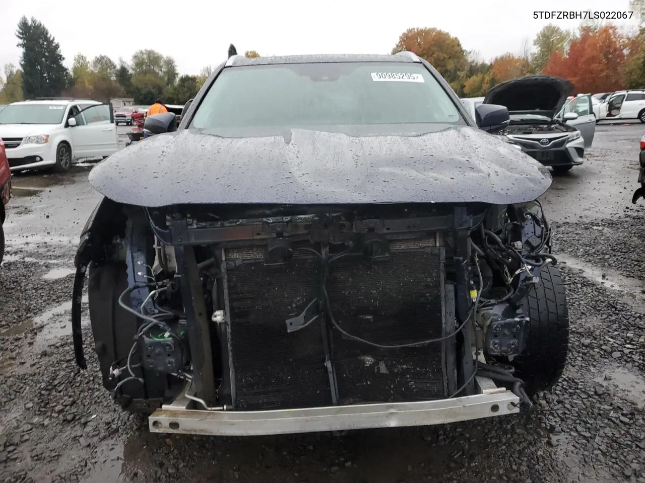 5TDFZRBH7LS022067 2020 Toyota Highlander Platinum
