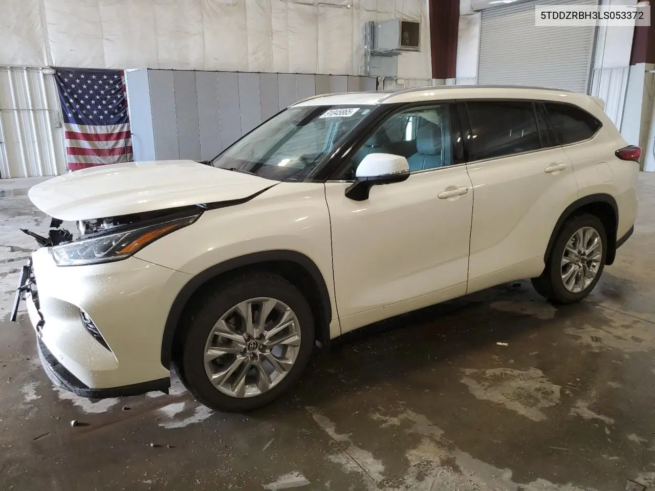 5TDDZRBH3LS053372 2020 Toyota Highlander Limited