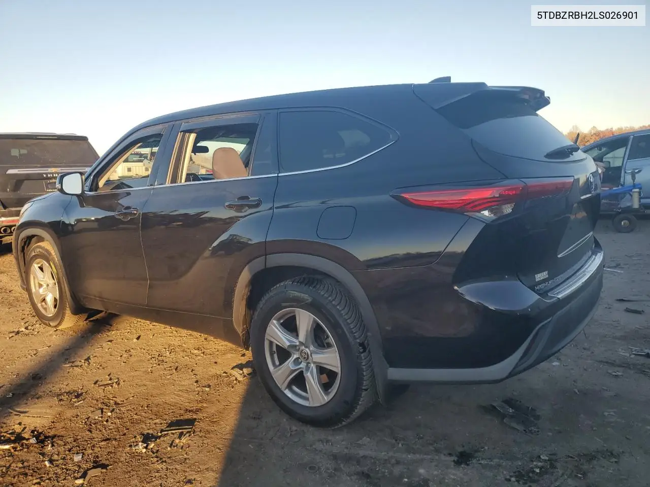 5TDBZRBH2LS026901 2020 Toyota Highlander L