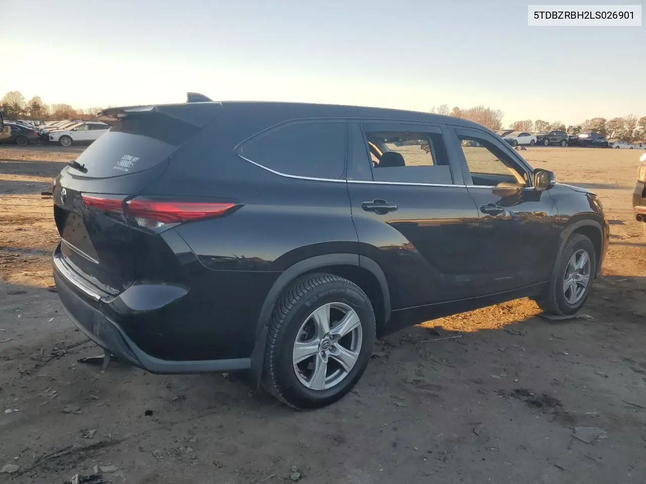 5TDBZRBH2LS026901 2020 Toyota Highlander L