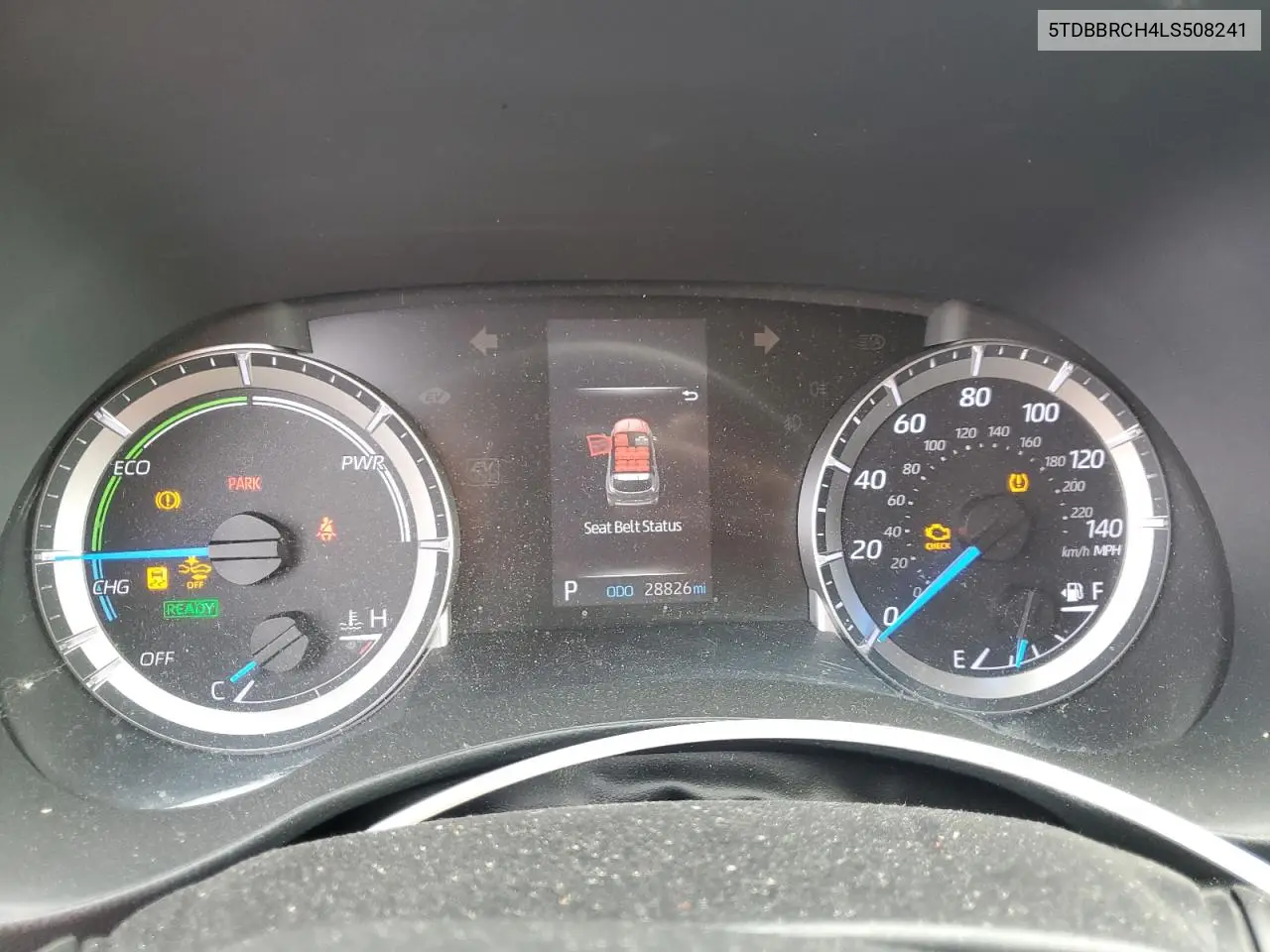 5TDBBRCH4LS508241 2020 Toyota Highlander Hybrid Le