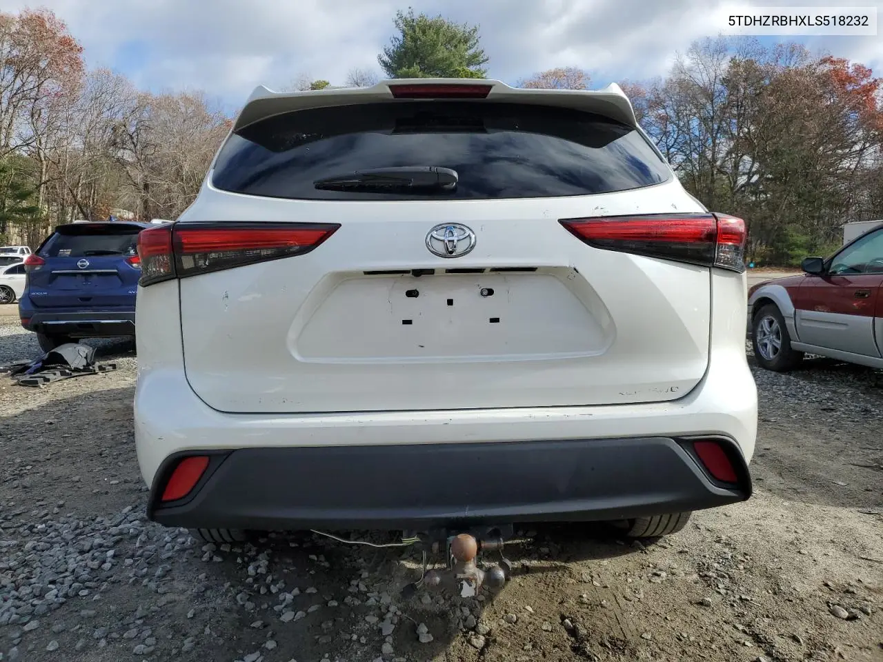 5TDHZRBHXLS518232 2020 Toyota Highlander Xle