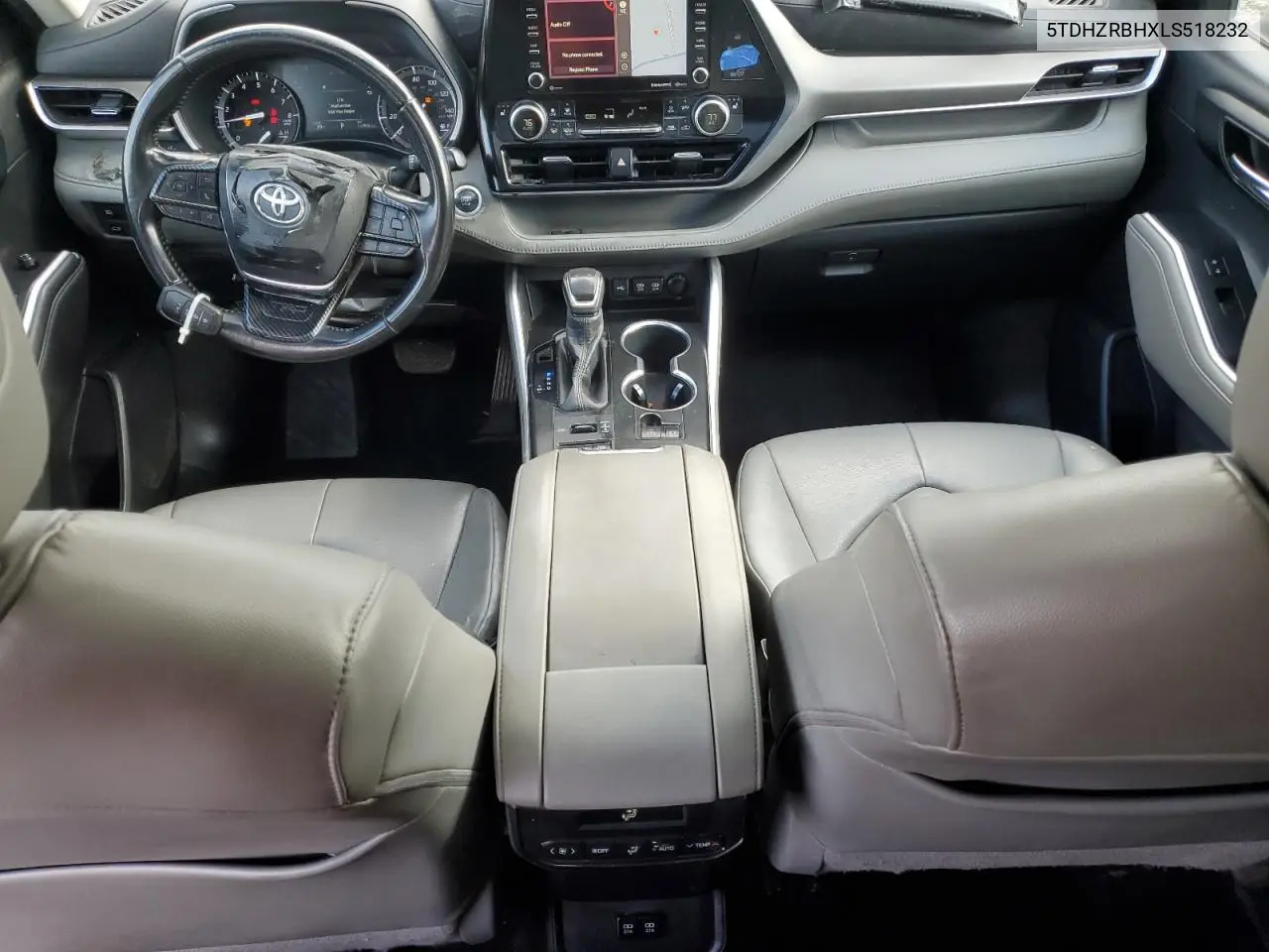 5TDHZRBHXLS518232 2020 Toyota Highlander Xle