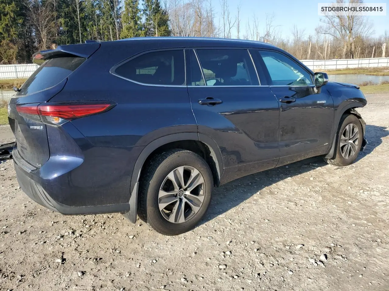 5TDGBRCH3LS508415 2020 Toyota Highlander Hybrid Xle