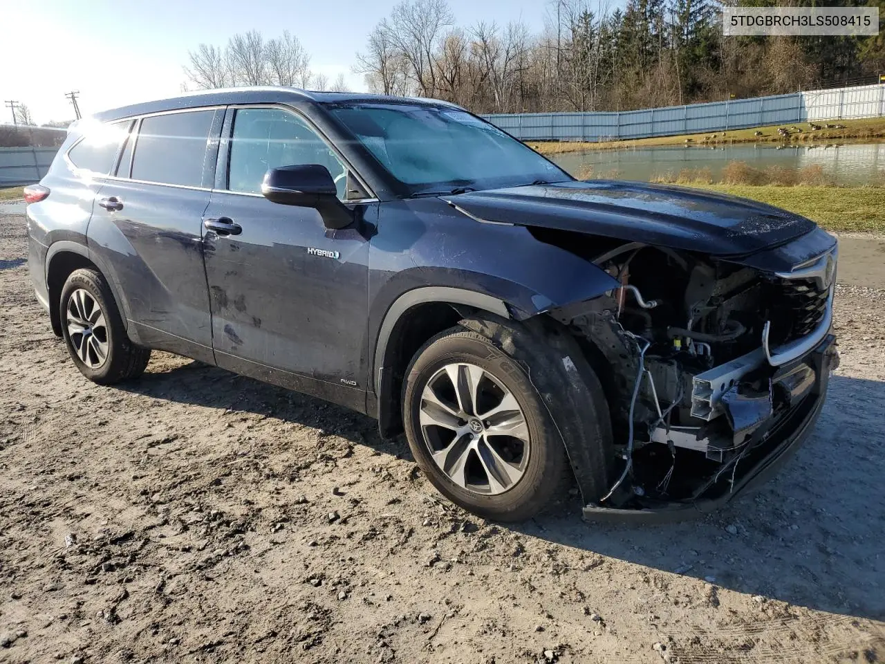 5TDGBRCH3LS508415 2020 Toyota Highlander Hybrid Xle