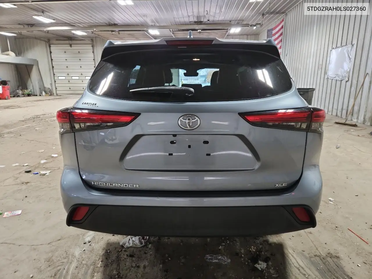 5TDGZRAH0LS027360 2020 Toyota Highlander Xle