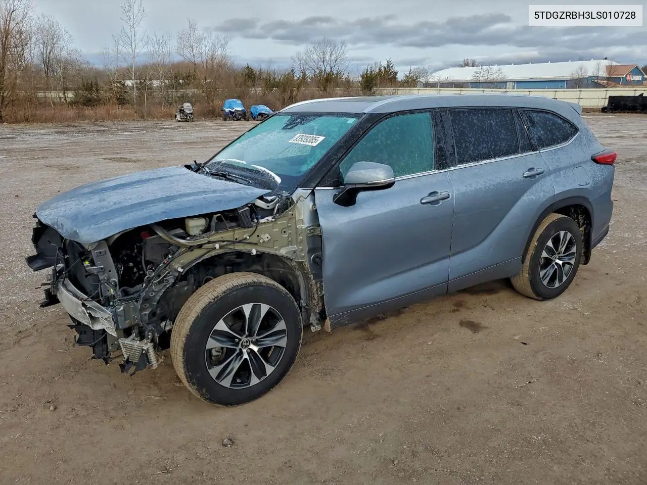 5TDGZRBH3LS010728 2020 Toyota Highlander Xle