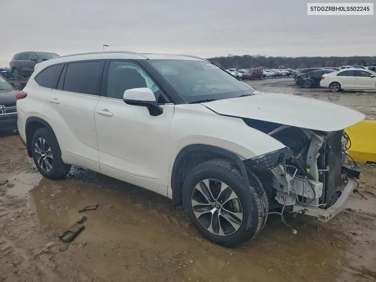 5TDGZRBH0LS502245 2020 Toyota Highlander Xle