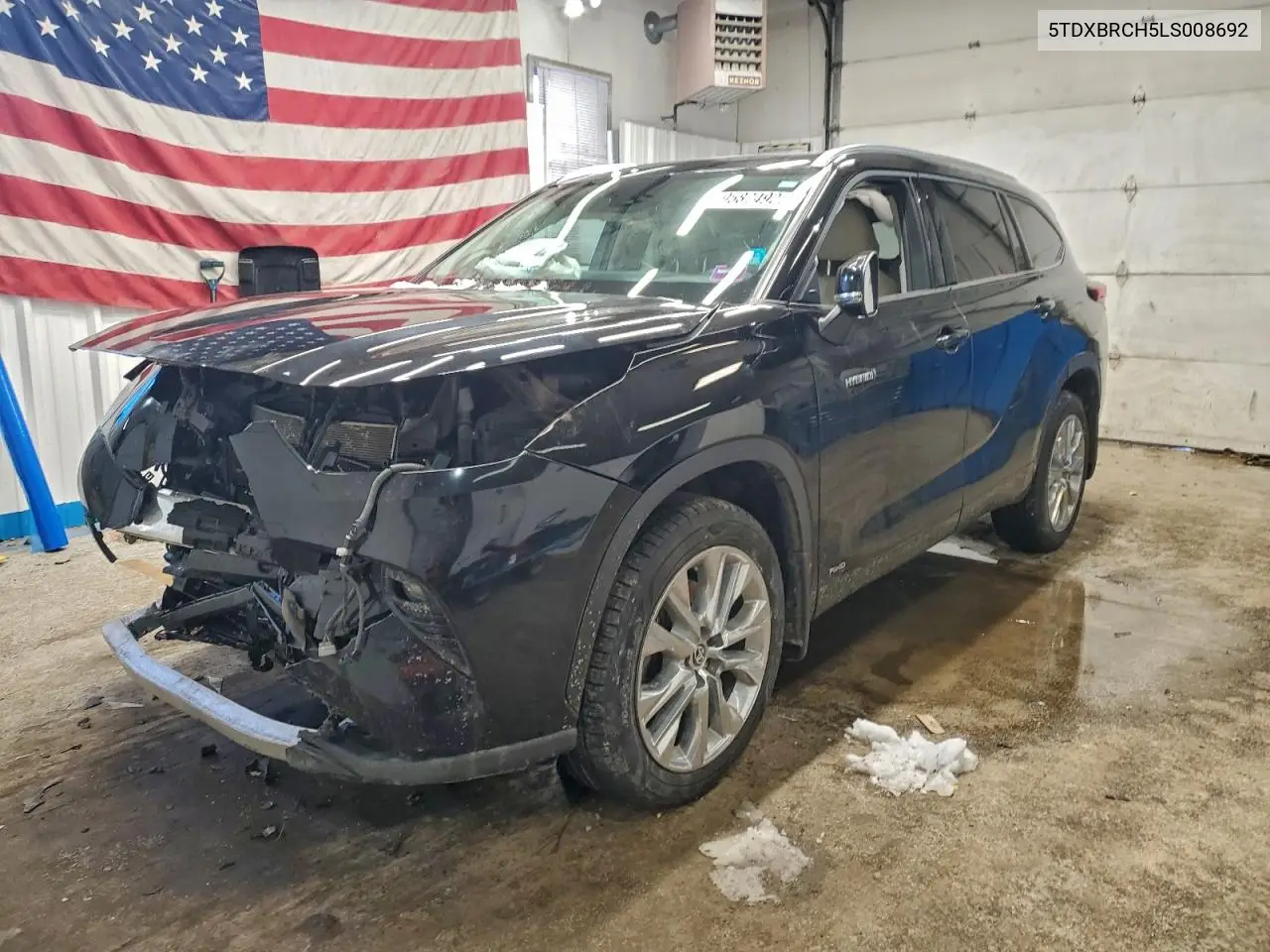 5TDXBRCH5LS008692 2020 Toyota Highlander Hybrid Limited