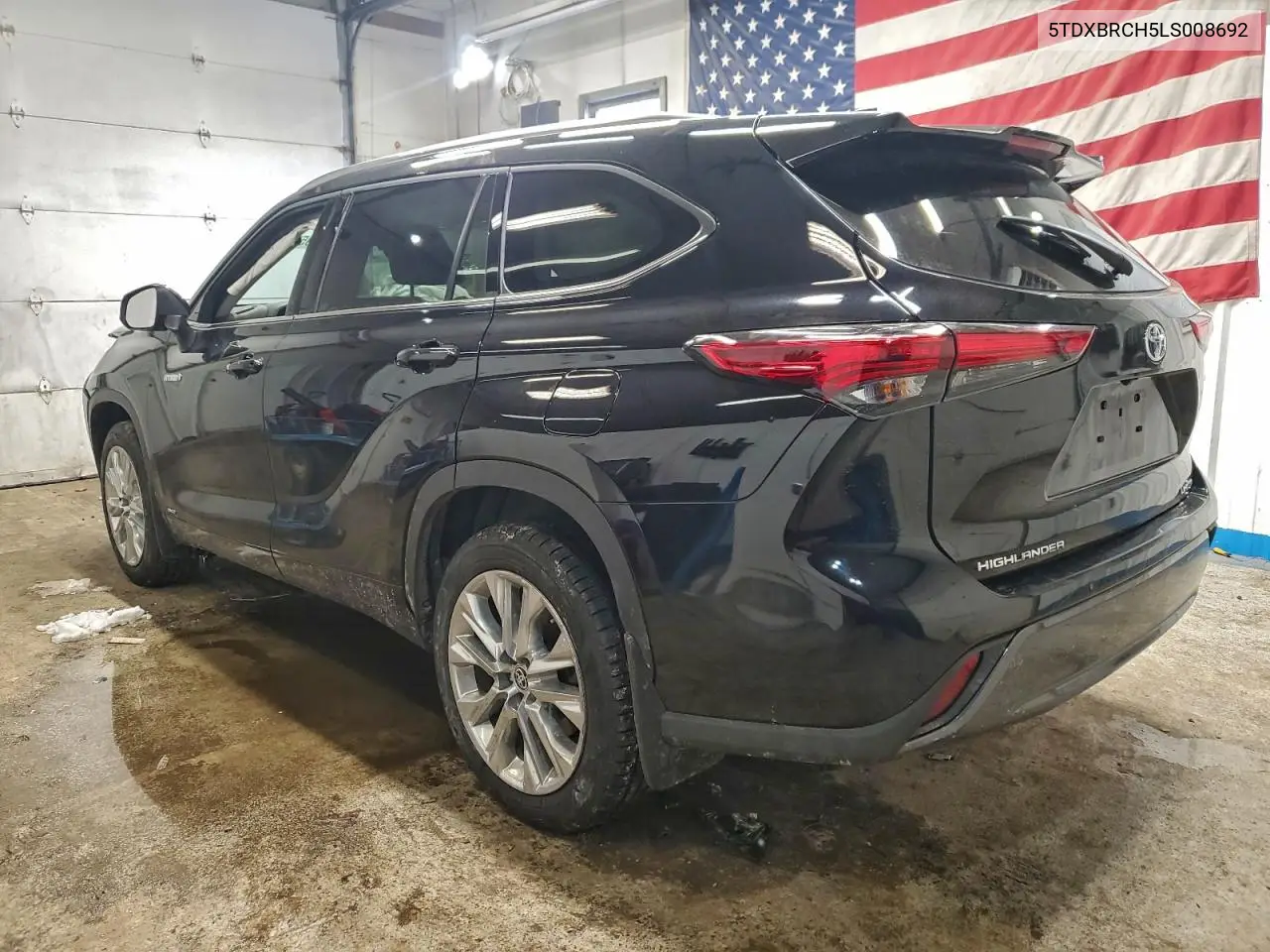 5TDXBRCH5LS008692 2020 Toyota Highlander Hybrid Limited