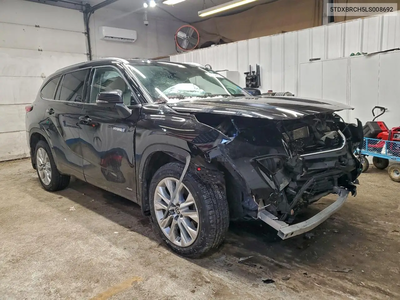 5TDXBRCH5LS008692 2020 Toyota Highlander Hybrid Limited