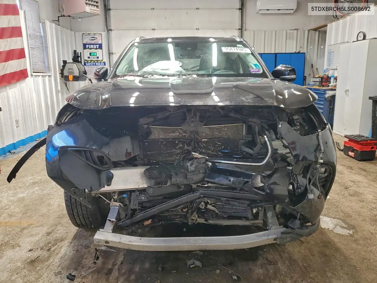 5TDXBRCH5LS008692 2020 Toyota Highlander Hybrid Limited
