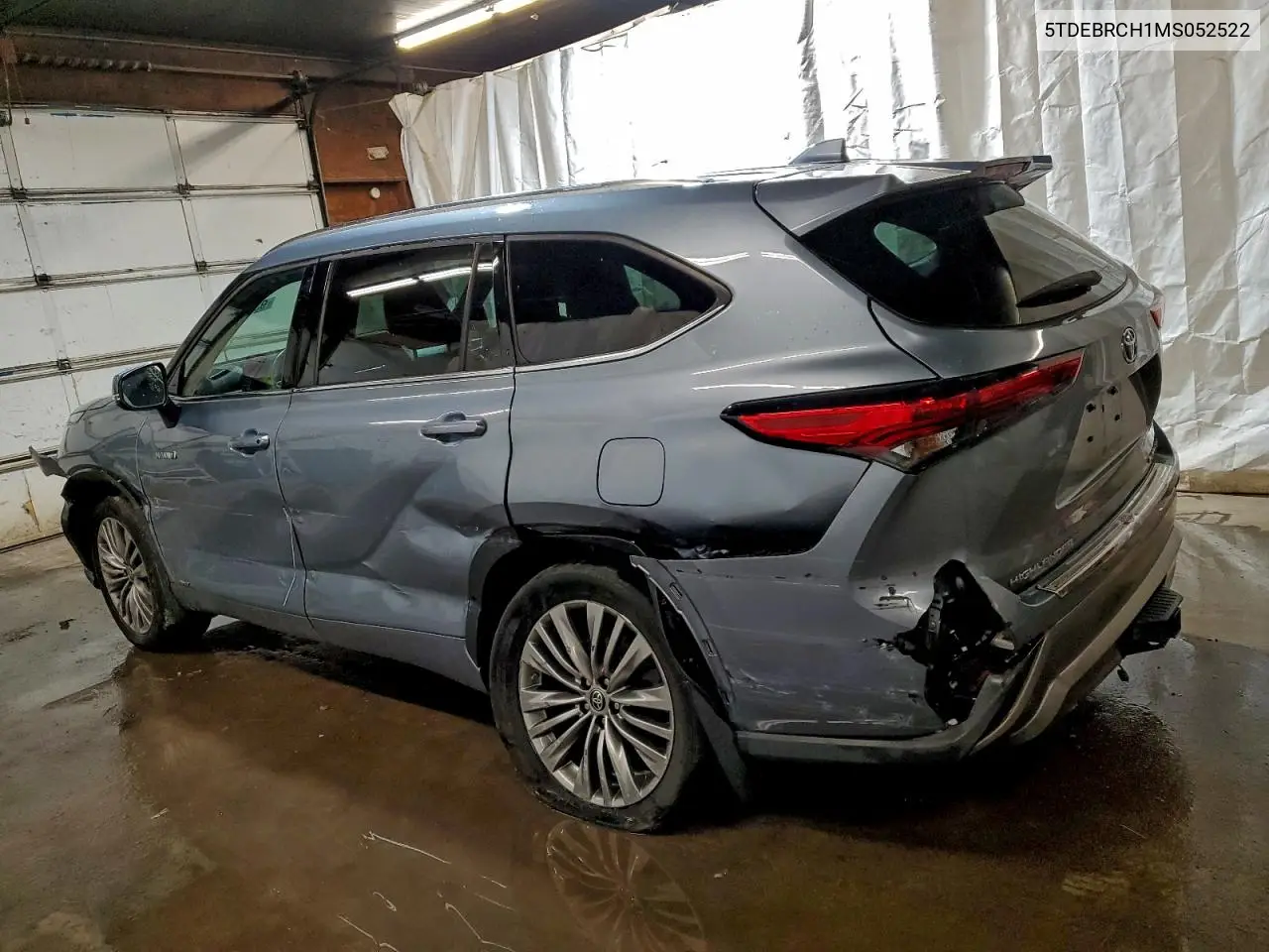 5TDEBRCH1MS052522 2021 Toyota Highlander Hybrid Platinum