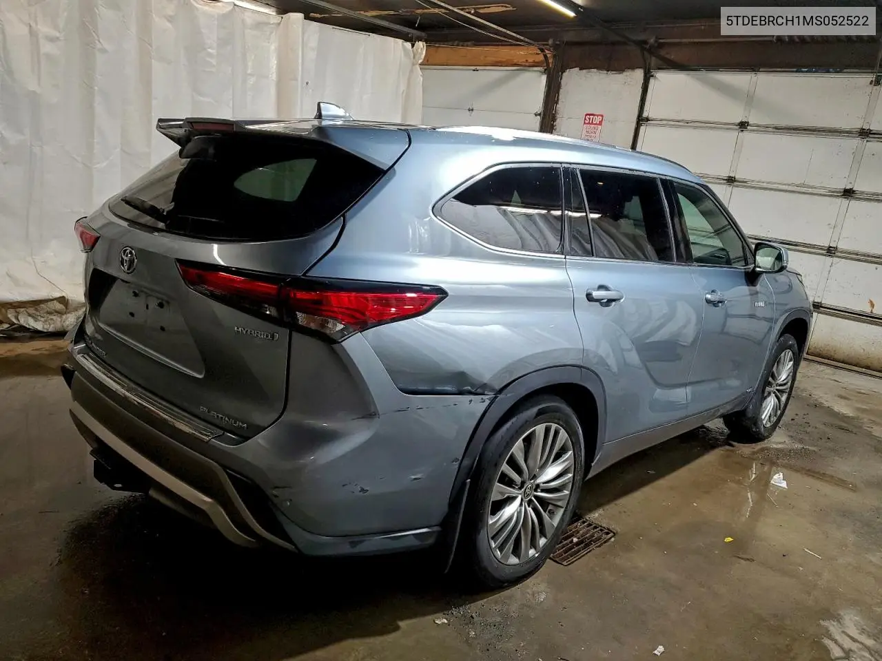 5TDEBRCH1MS052522 2021 Toyota Highlander Hybrid Platinum