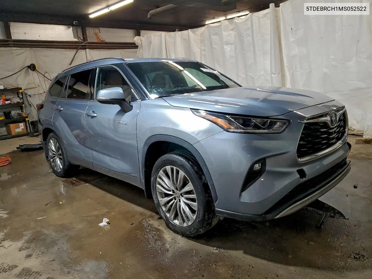 5TDEBRCH1MS052522 2021 Toyota Highlander Hybrid Platinum