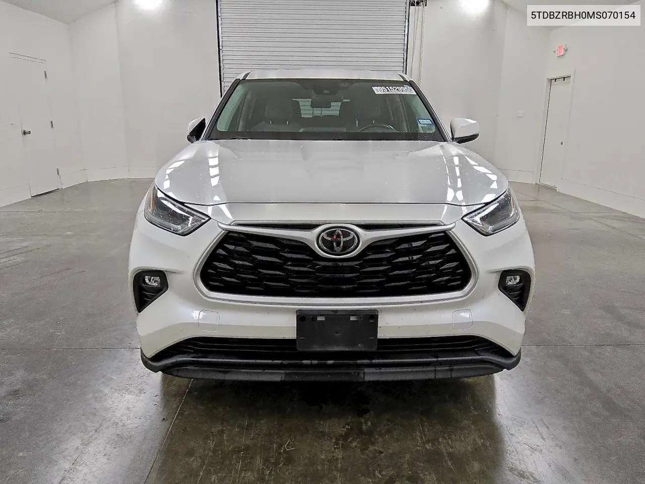 5TDBZRBH0MS070154 2021 Toyota Highlander L