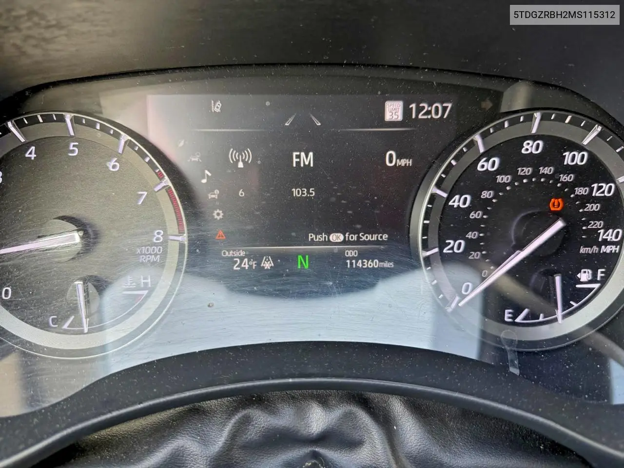 5TDGZRBH2MS115312 2021 Toyota Highlander Xle