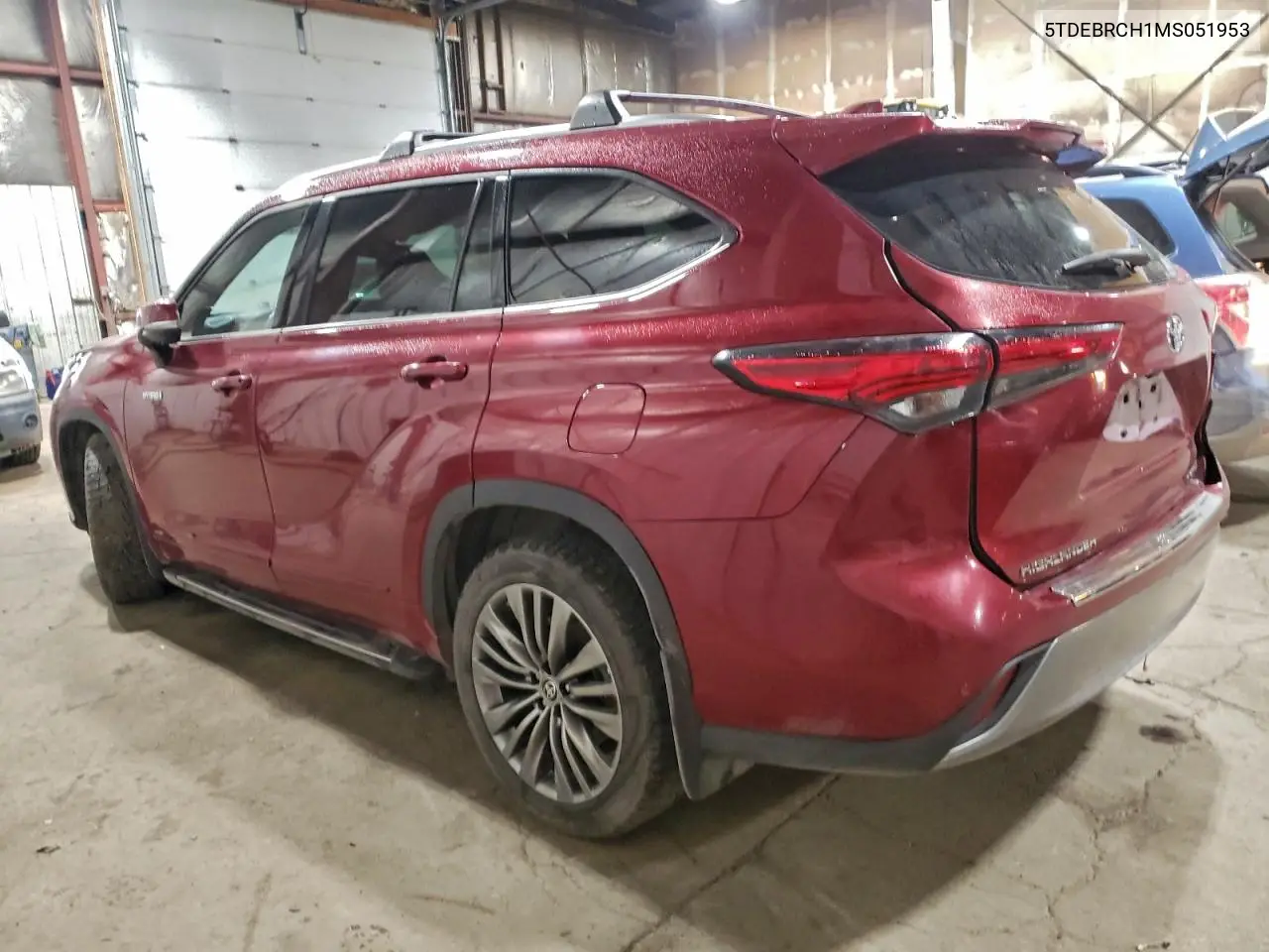 5TDEBRCH1MS051953 2021 Toyota Highlander Hybrid Platinum
