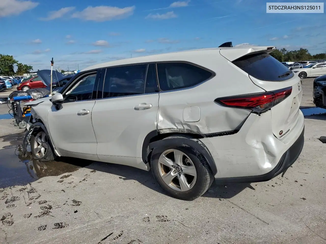 5TDCZRAH3NS125011 2022 Toyota Highlander L