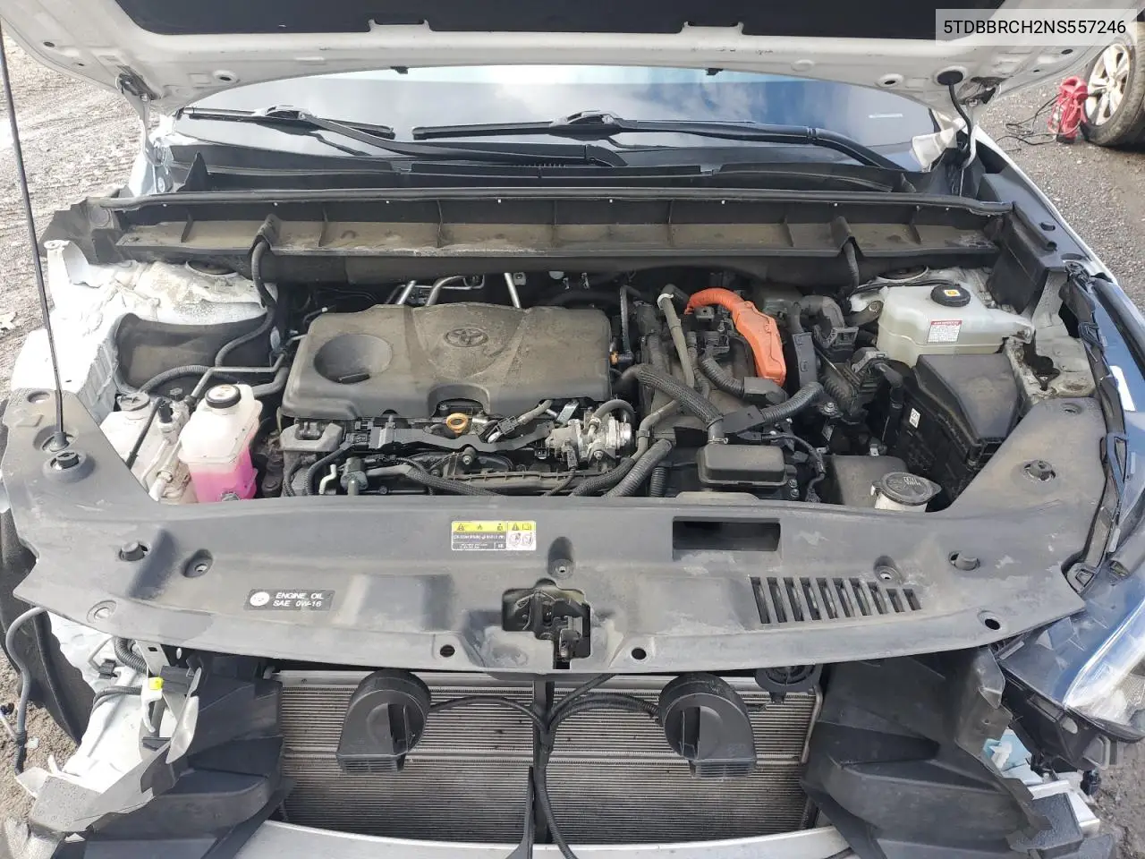 5TDBBRCH2NS557246 2022 Toyota Highlander Hybrid Le