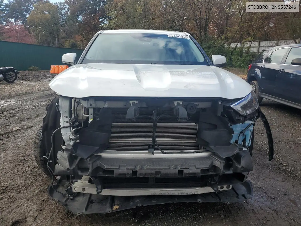 5TDBBRCH2NS557246 2022 Toyota Highlander Hybrid Le