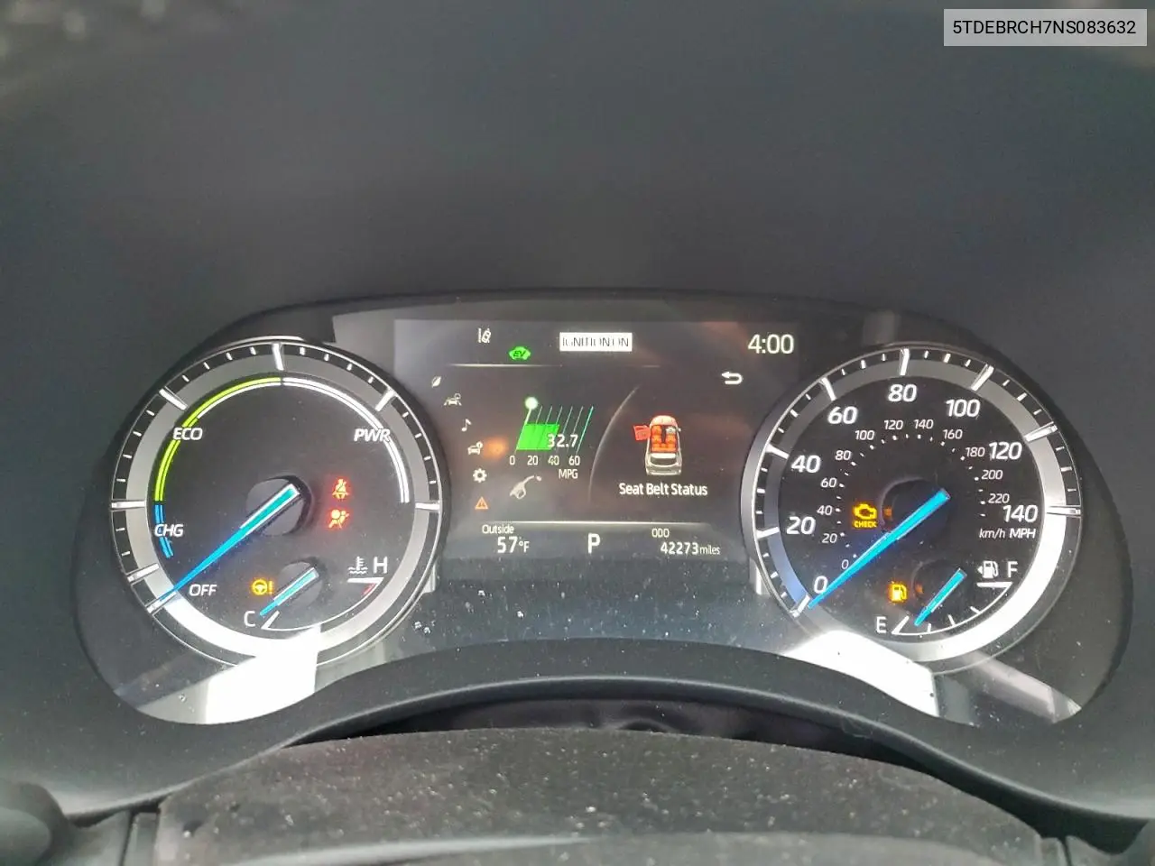 5TDEBRCH7NS083632 2022 Toyota Highlander Hybrid Platinum
