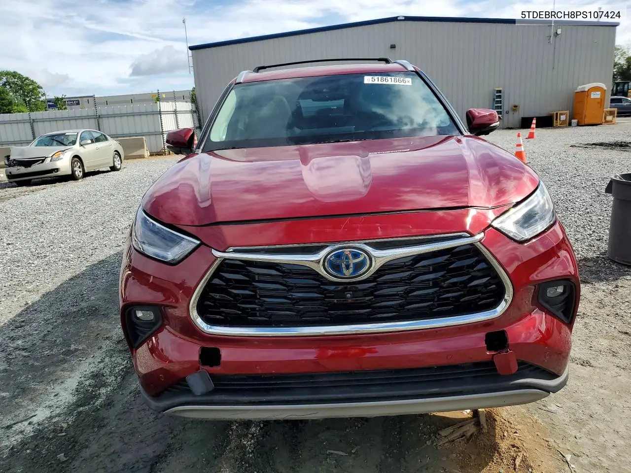 5TDEBRCH8PS107424 2023 Toyota Highlander Hybrid Platinum