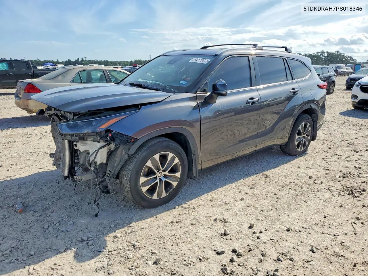 5TDKDRAH7PS018346 2023 Toyota Highlander Xle
