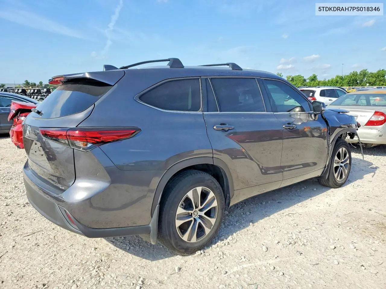 5TDKDRAH7PS018346 2023 Toyota Highlander Xle