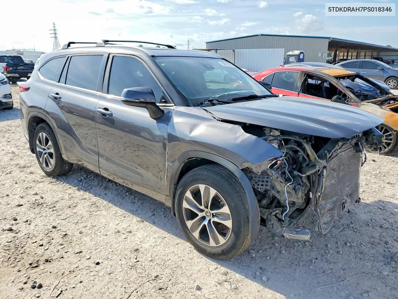 5TDKDRAH7PS018346 2023 Toyota Highlander Xle