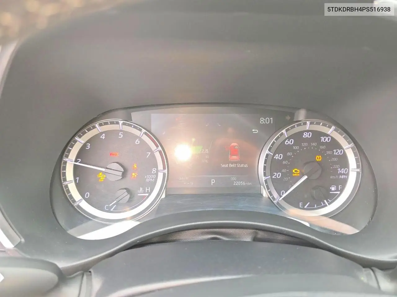 5TDKDRBH4PS516938 2023 Toyota Highlander L