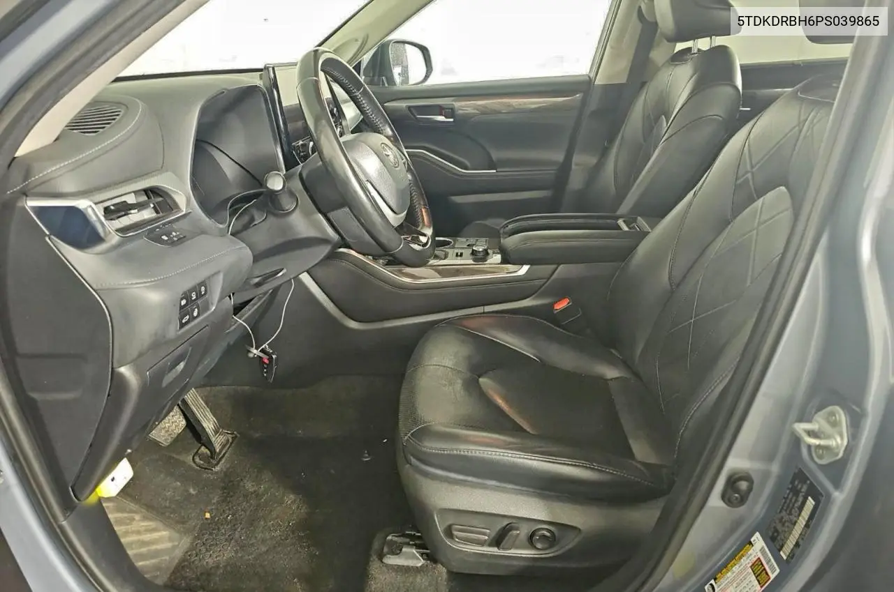 5TDKDRBH6PS039865 2023 Toyota Highlander L