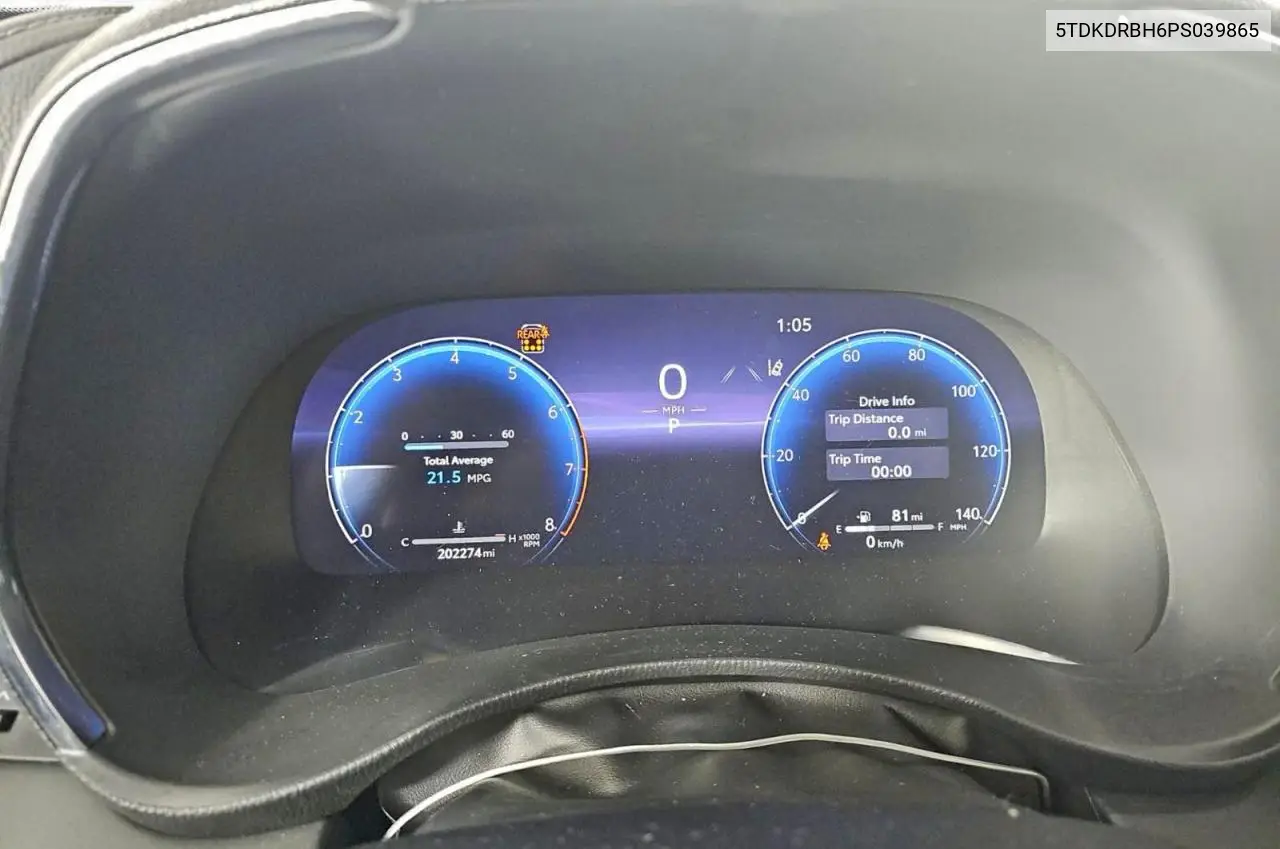 5TDKDRBH6PS039865 2023 Toyota Highlander L