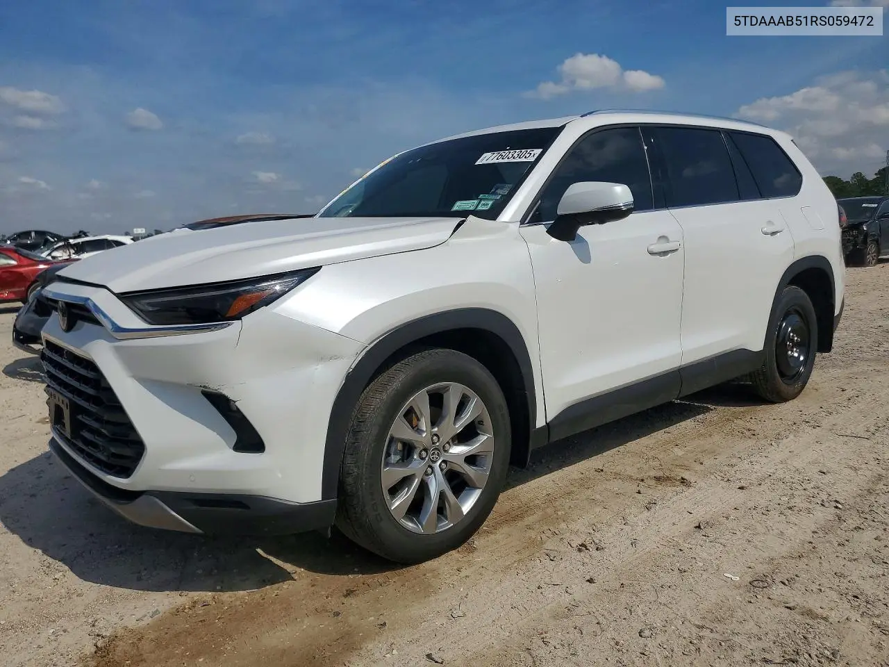 5TDAAAB51RS059472 2024 Toyota Grand Highlander Xle