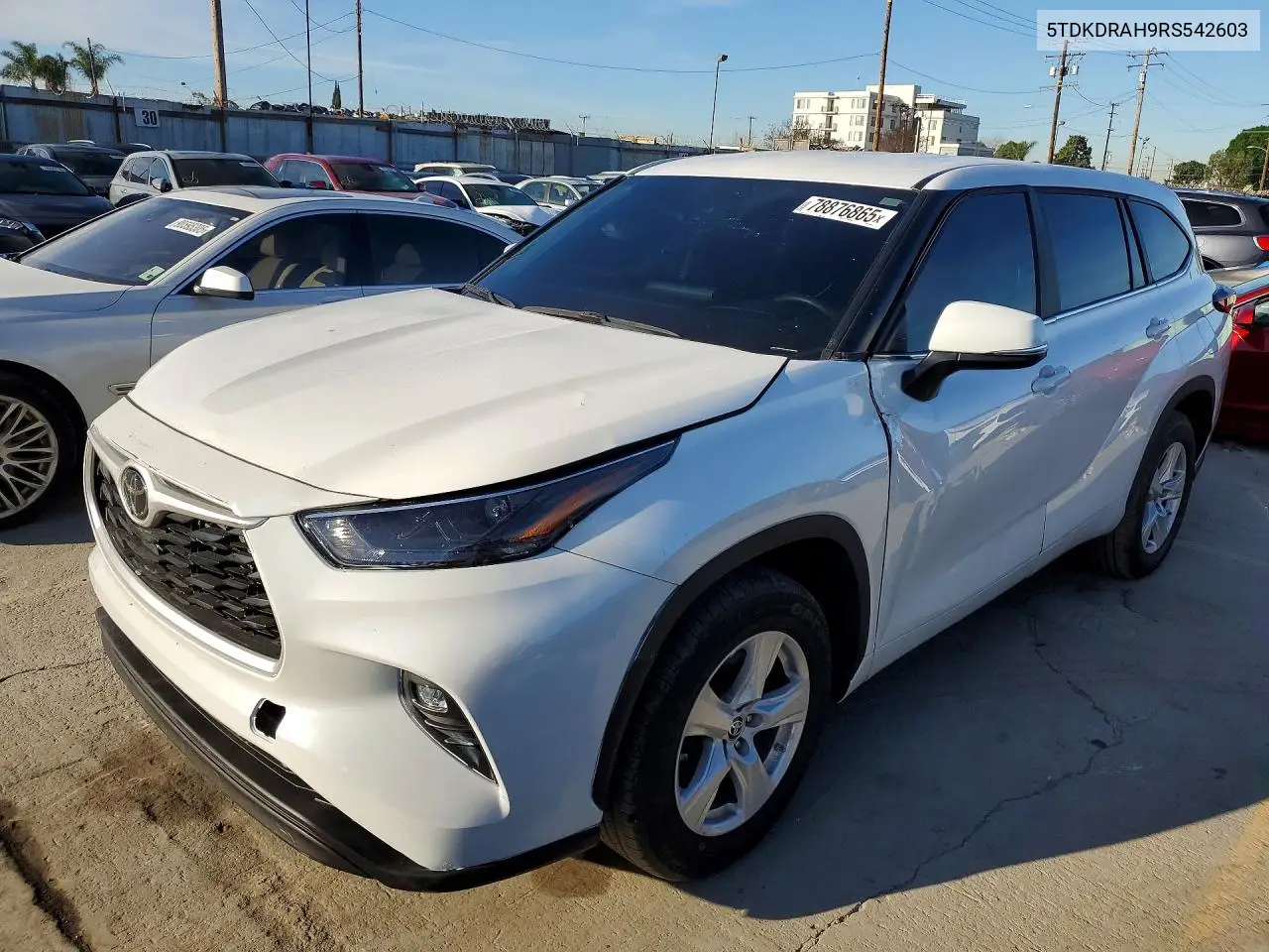 5TDKDRAH9RS542603 2024 Toyota Highlander Le