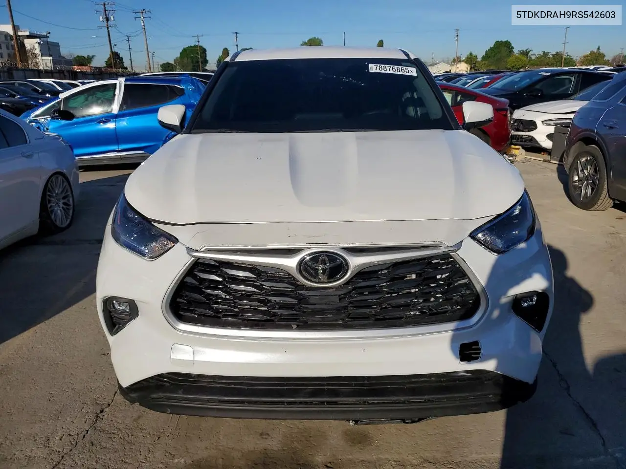 5TDKDRAH9RS542603 2024 Toyota Highlander Le