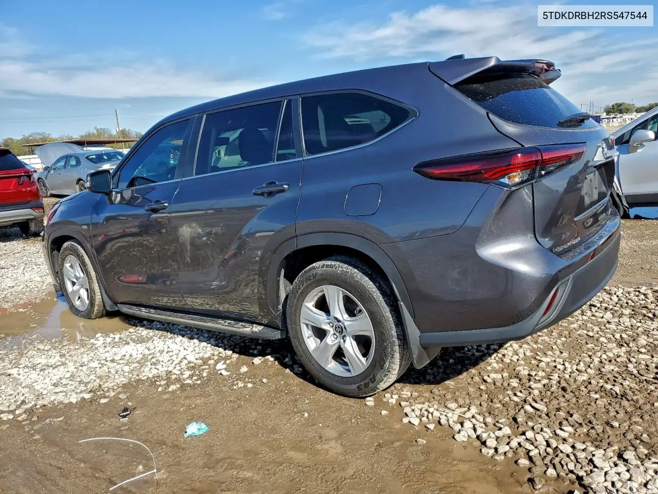 5TDKDRBH2RS547544 2024 Toyota Highlander Le