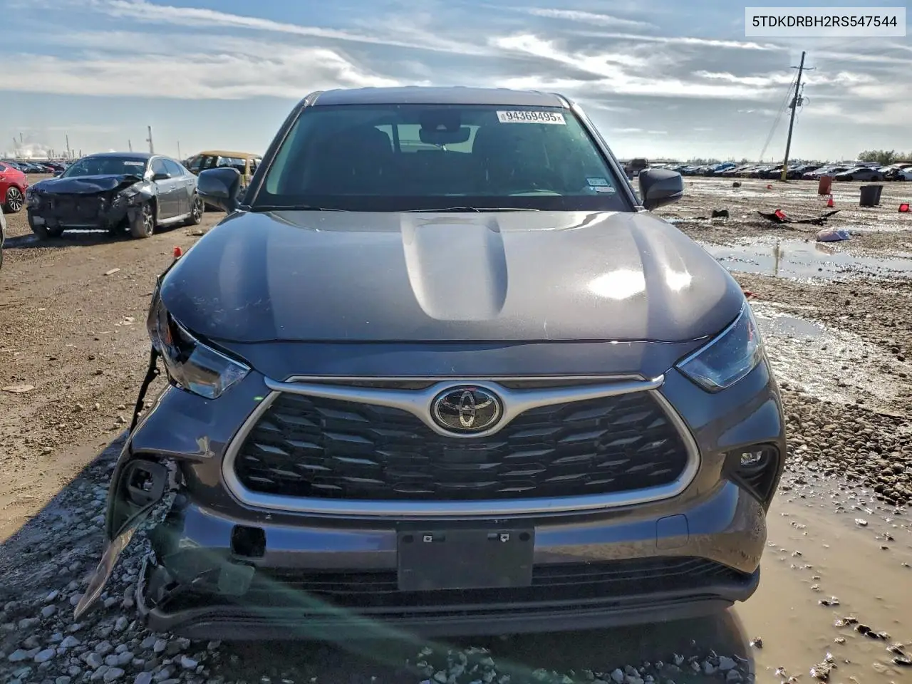 5TDKDRBH2RS547544 2024 Toyota Highlander Le
