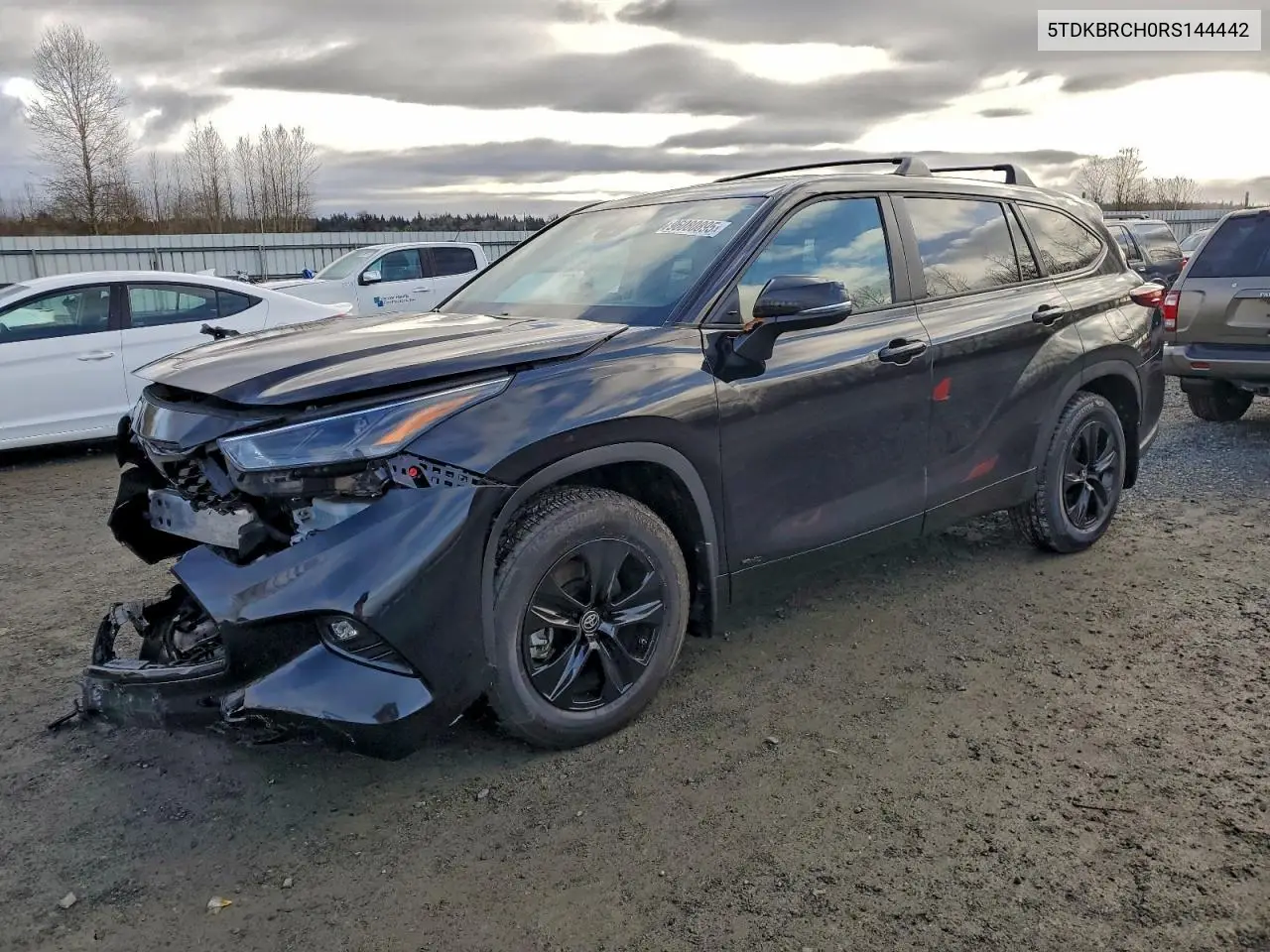 5TDKBRCH0RS144442 2024 Toyota Highlander Hybrid Xle