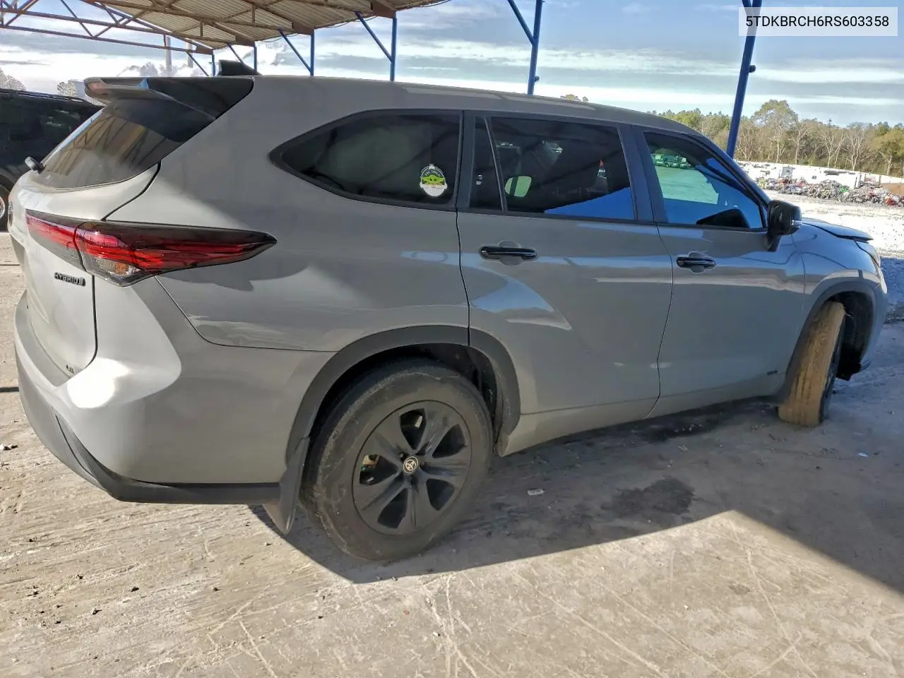 5TDKBRCH6RS603358 2024 Toyota Highlander Hybrid Xle