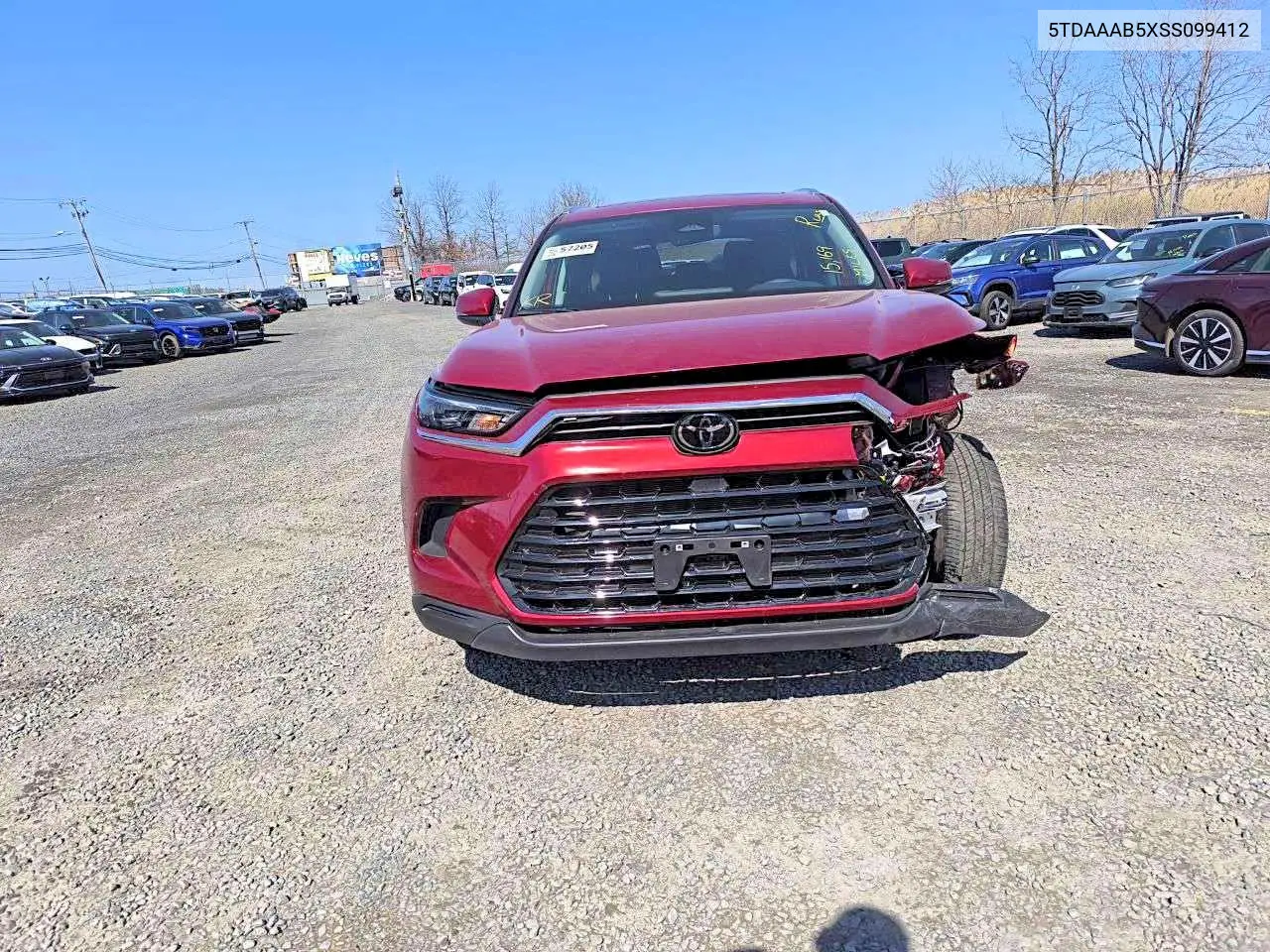 5TDAAAB5XSS099412 2025 Toyota Grand Highlander Xle