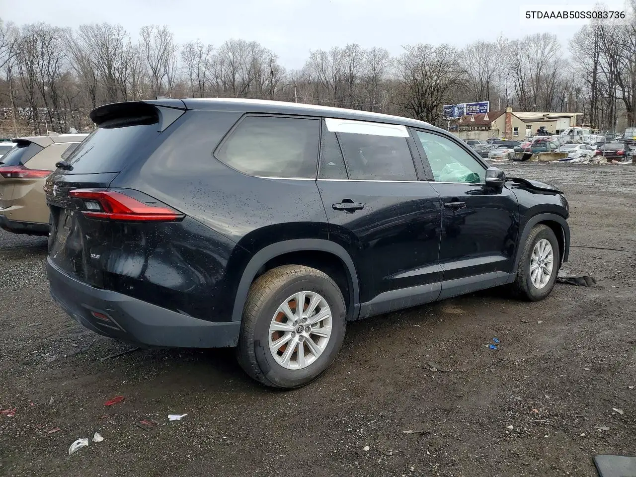 5TDAAAB50SS083736 2025 Toyota Grand Highlander Le