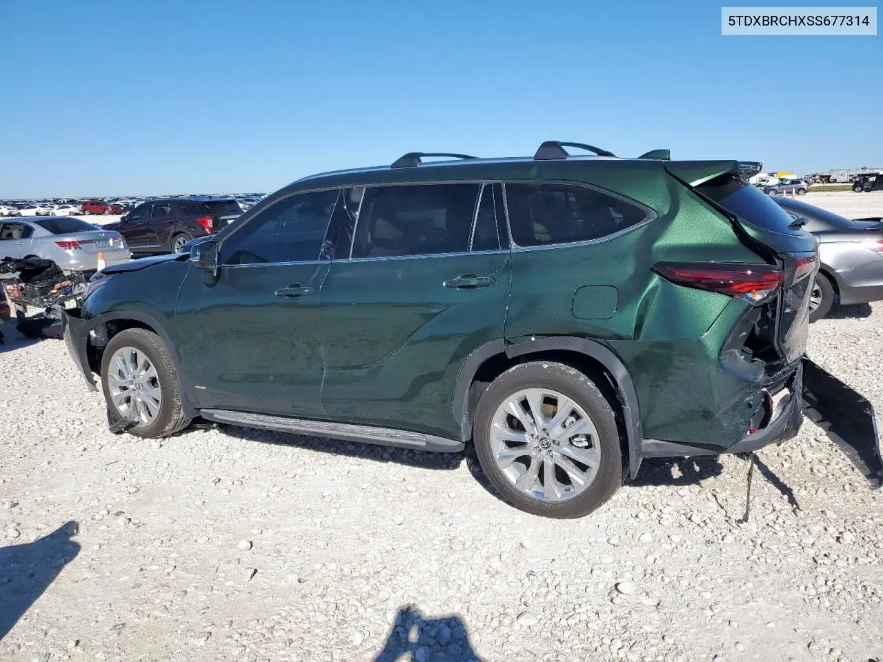 5TDXBRCHXSS677314 2025 Toyota Highlander Hybrid Limited