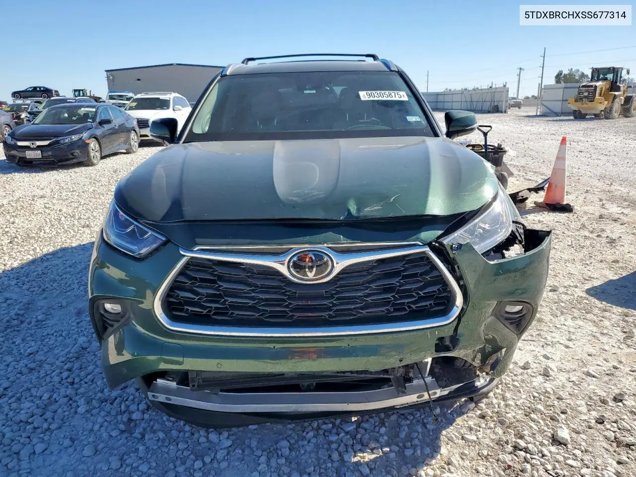5TDXBRCHXSS677314 2025 Toyota Highlander Hybrid Limited